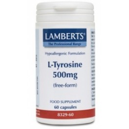 Lamberts L-Tirosina 500mg 60 cápsulas