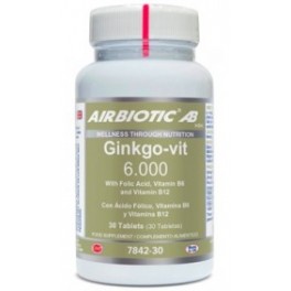 Airbiotic Ginkgo Vit 6000 30 comprimidos