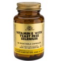Solgar Vitamina E con Selenio sin levadura 50 cápsulas