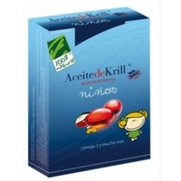 aceite de krill niños 60 perlas.Cien Por Cien